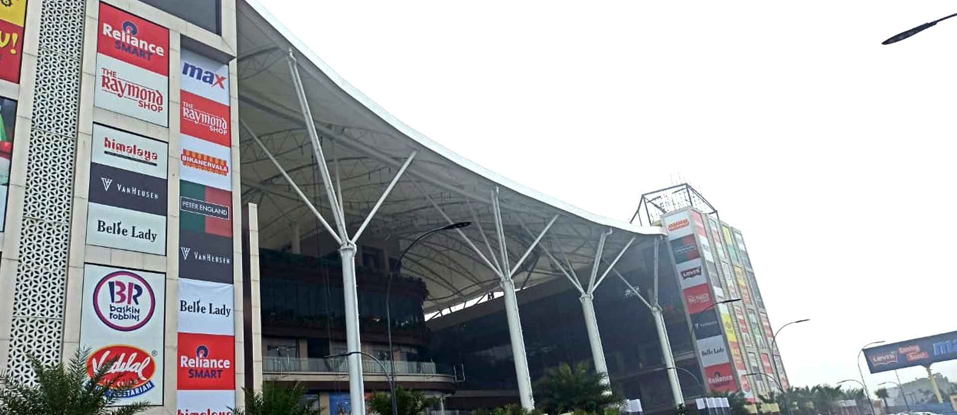 Customized Outdoor Tensile Canopy for Event Space by Ekra Decor