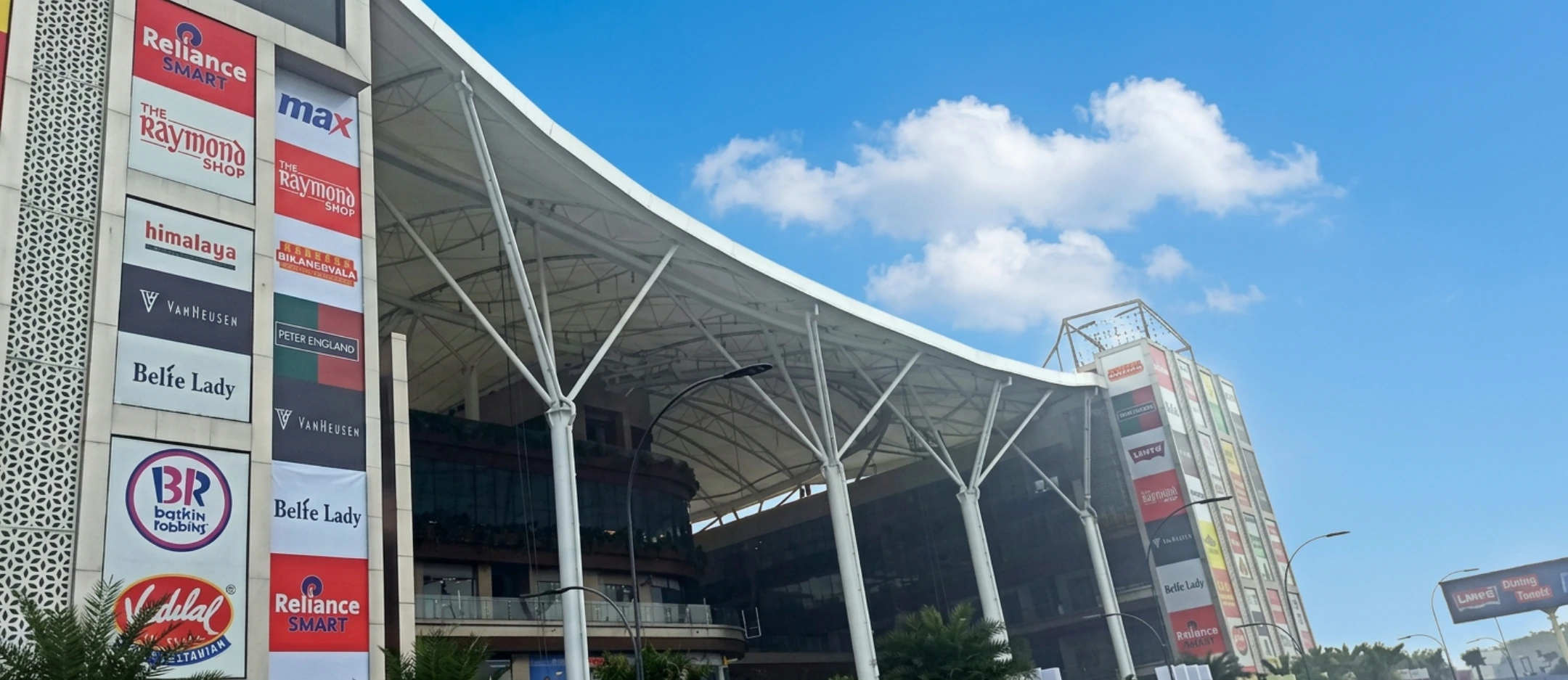 Customized Outdoor Tensile Canopy for Event Space by Ekra Decor