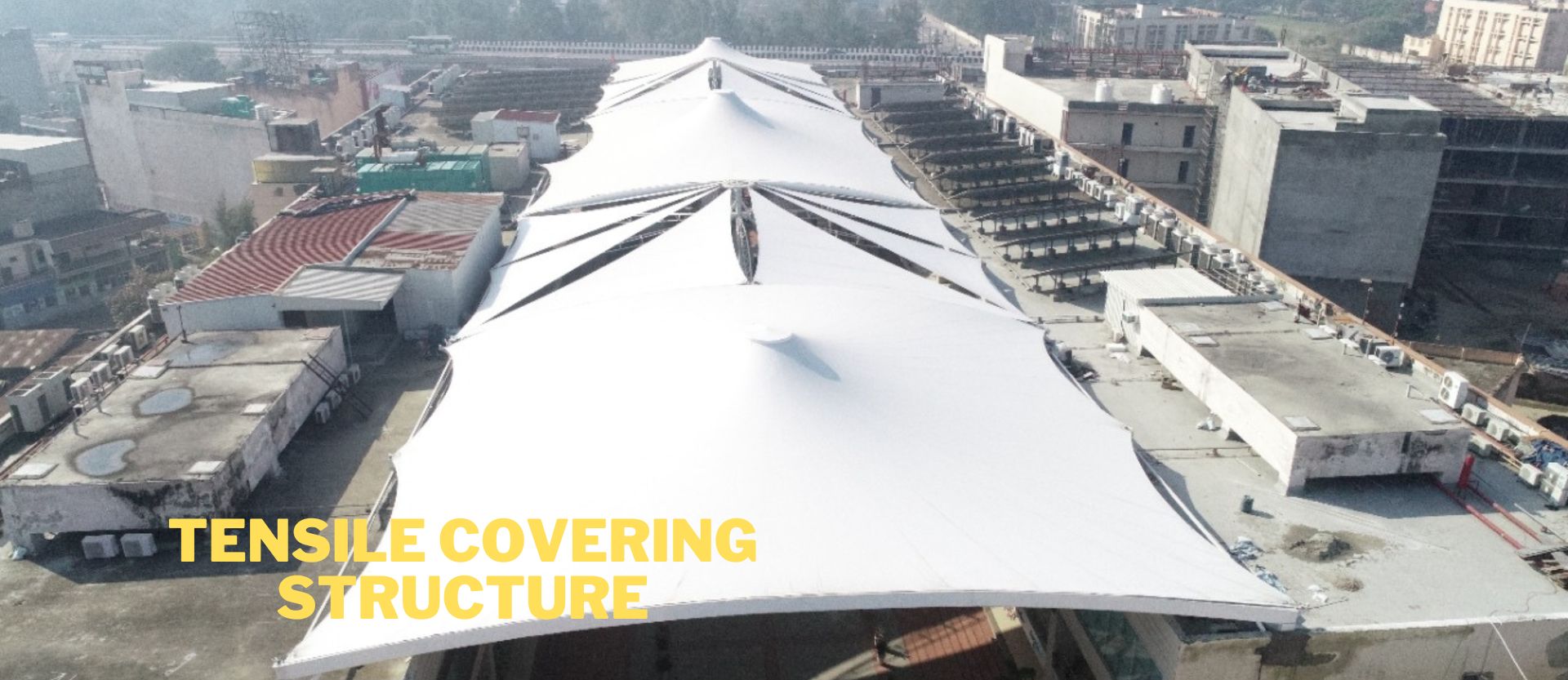 Gazebo Tensile Structure for Outdoor Garden by Ekra Decor