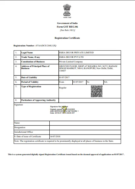 GST Certification