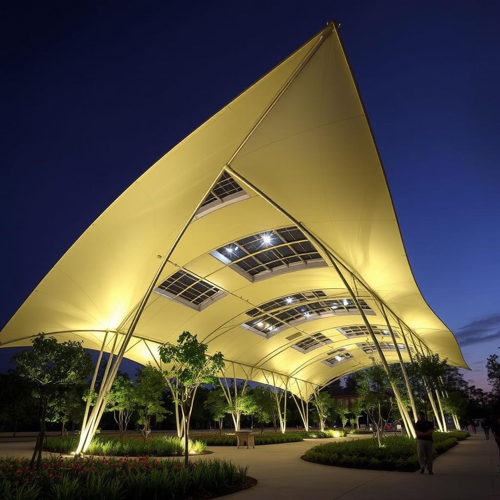 Sustainability of tensile structures