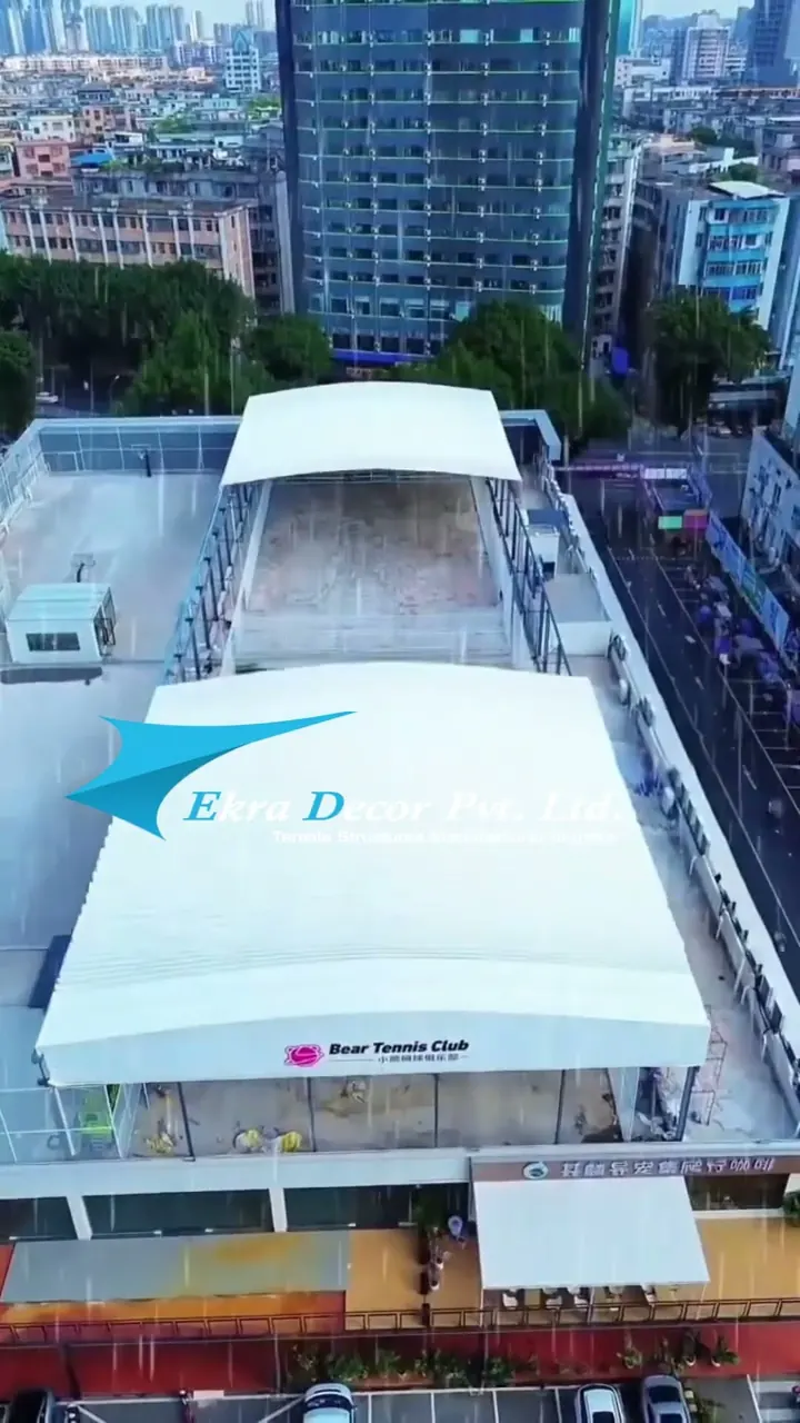 Over sports courts